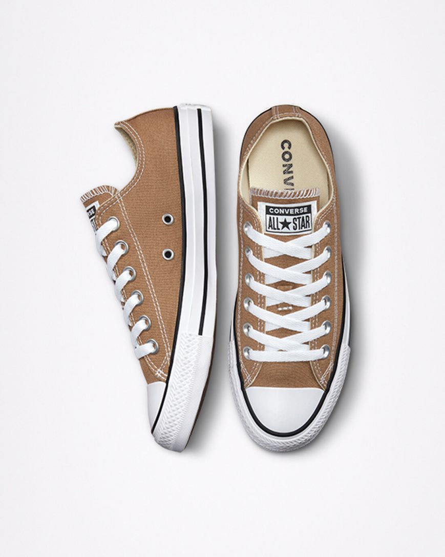 Tenisky Nizke Converse Chuck Taylor All Star Seasonal Color Damske Hnede Biele Čierne | SK GLQI50